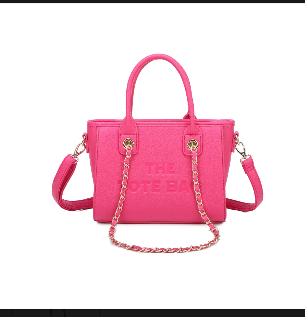 Women’s tote bags with chain large size adjustable belts