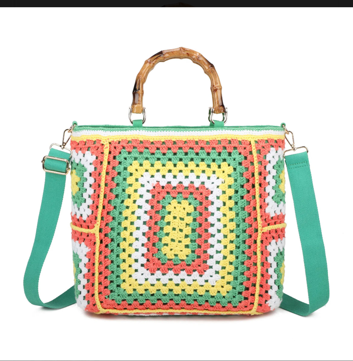 Bamboo crochet bags for women