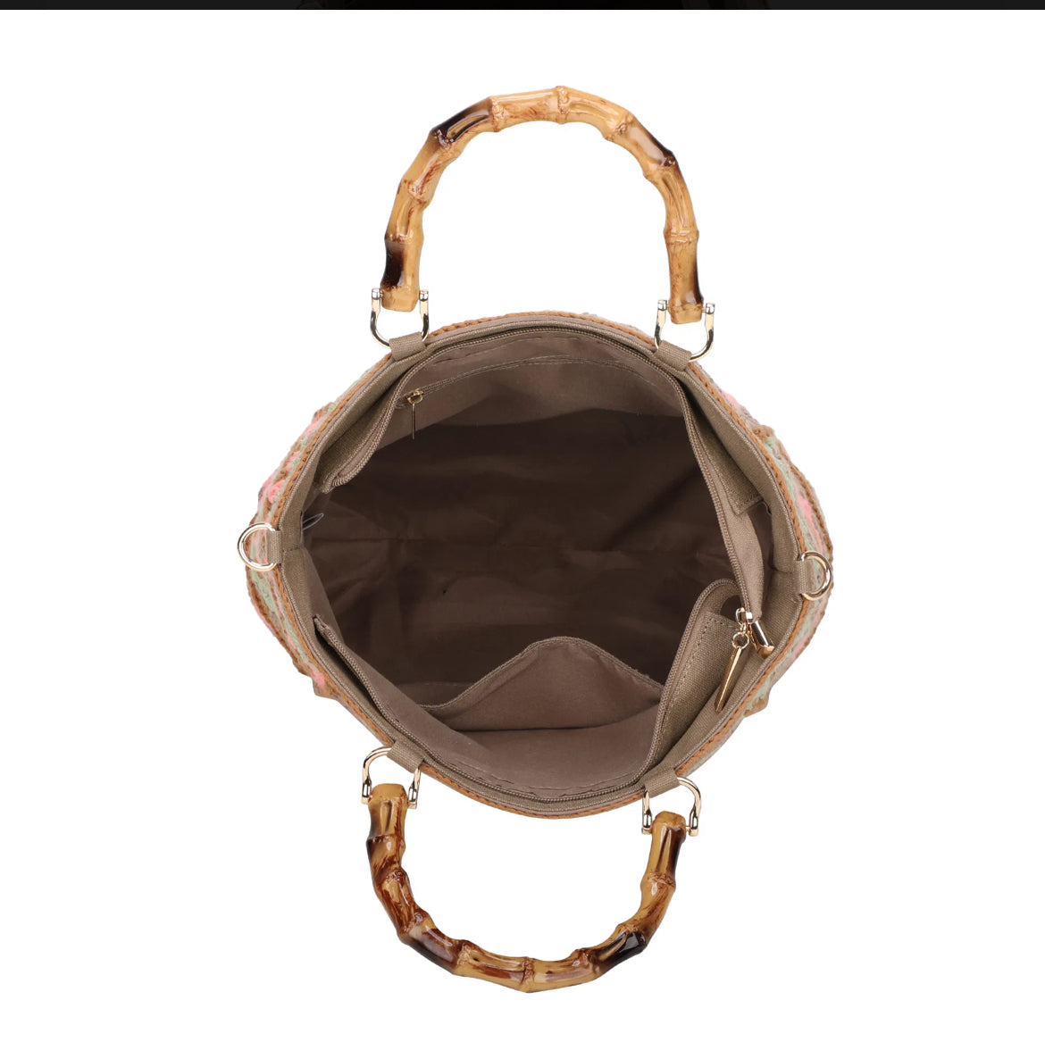 Bamboo crochet bags for women