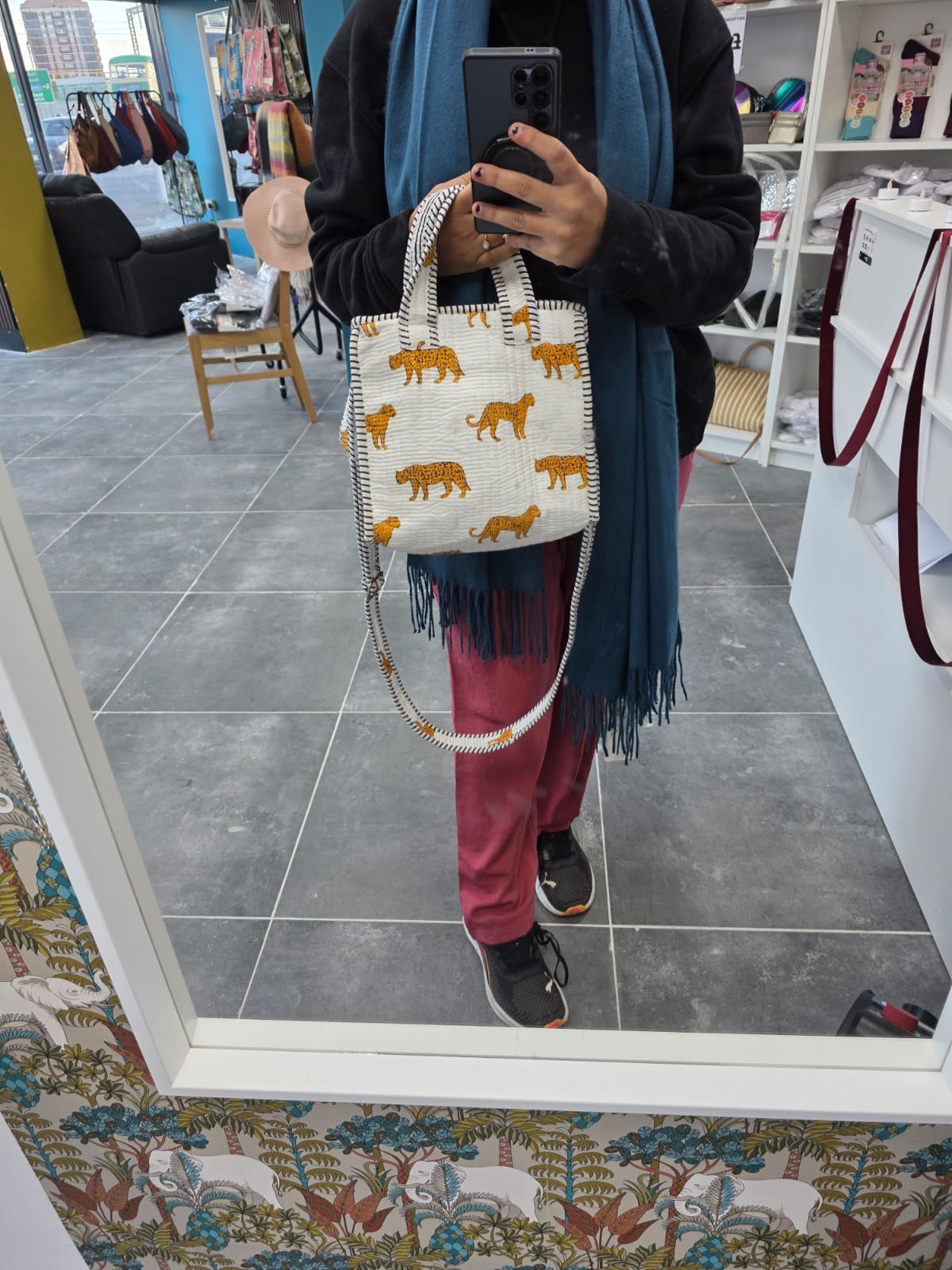 The Snow Leopard Mini Tote