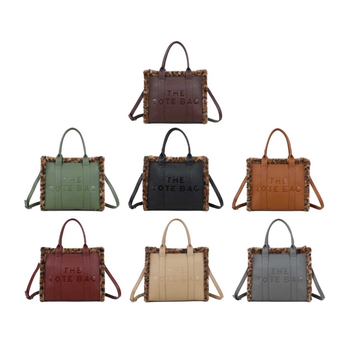 Large Size Wooled Tote Bag