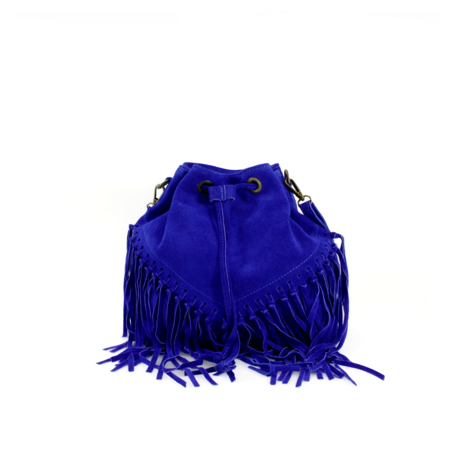 Suede shoulder bag for women