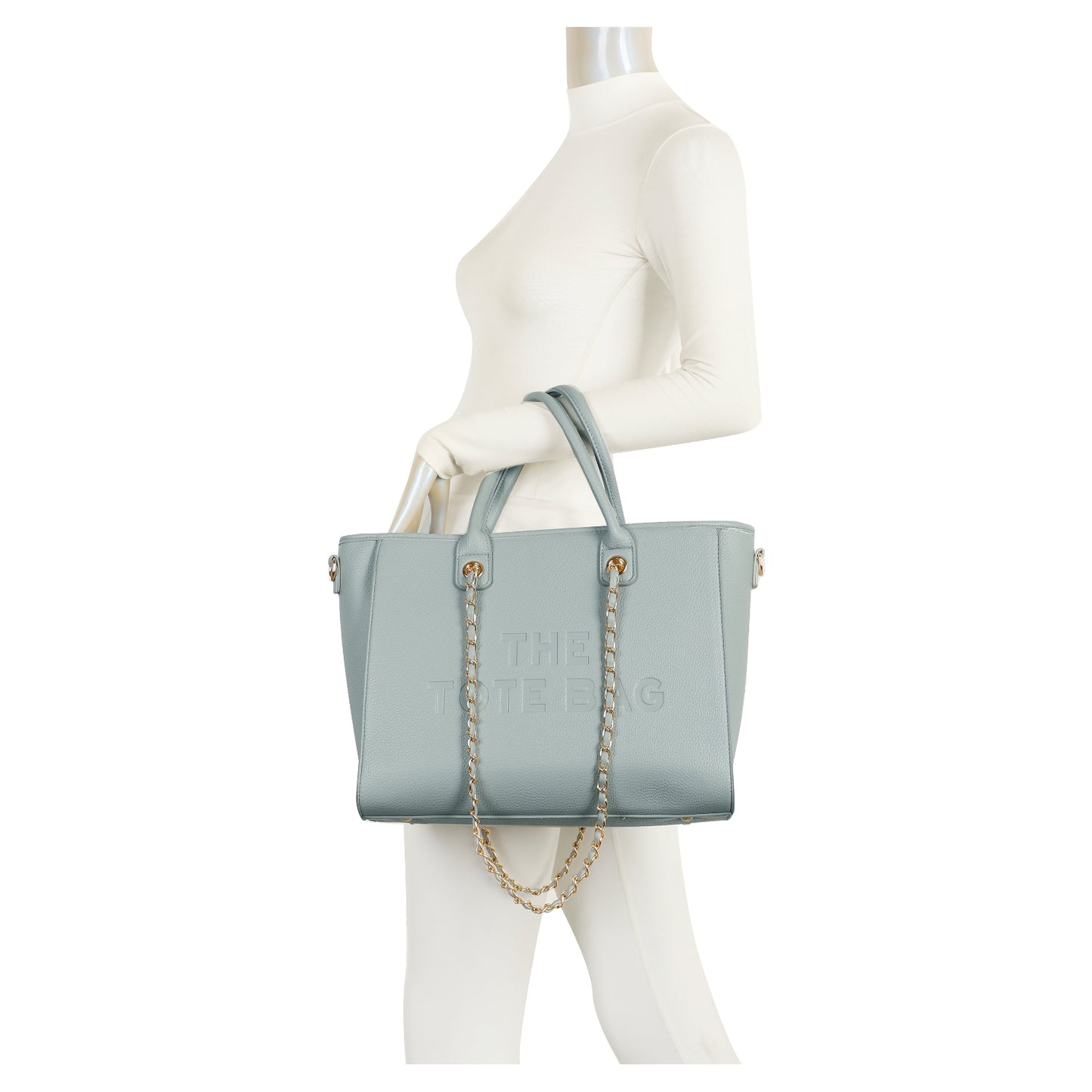 Women’s tote bags with chain large size adjustable belts