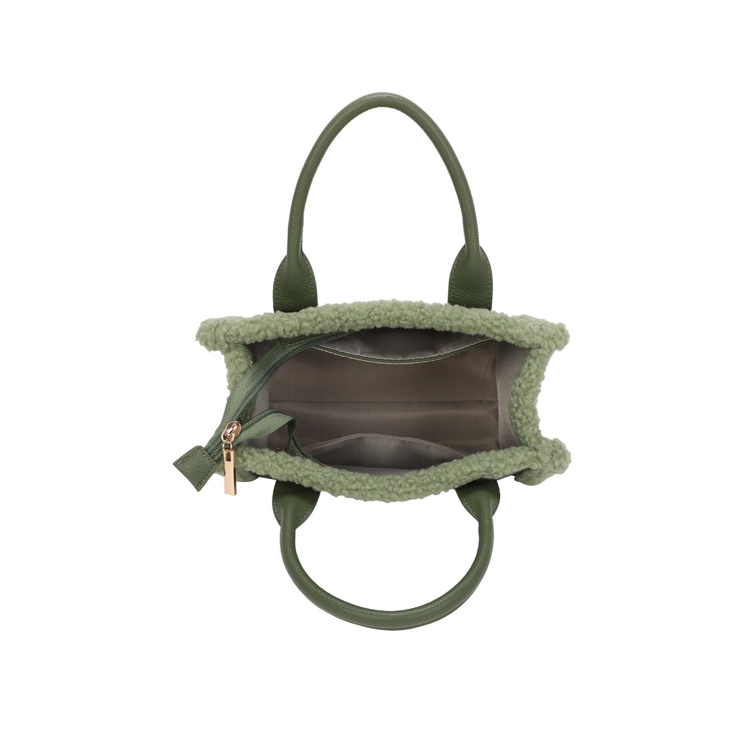 Wooled Small Tote Bag