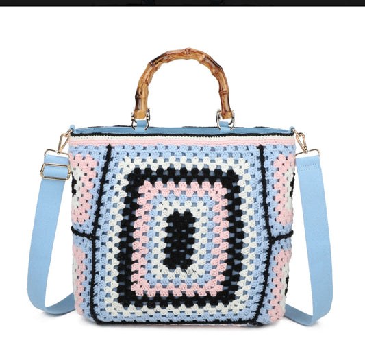 Bamboo crochet bags for women