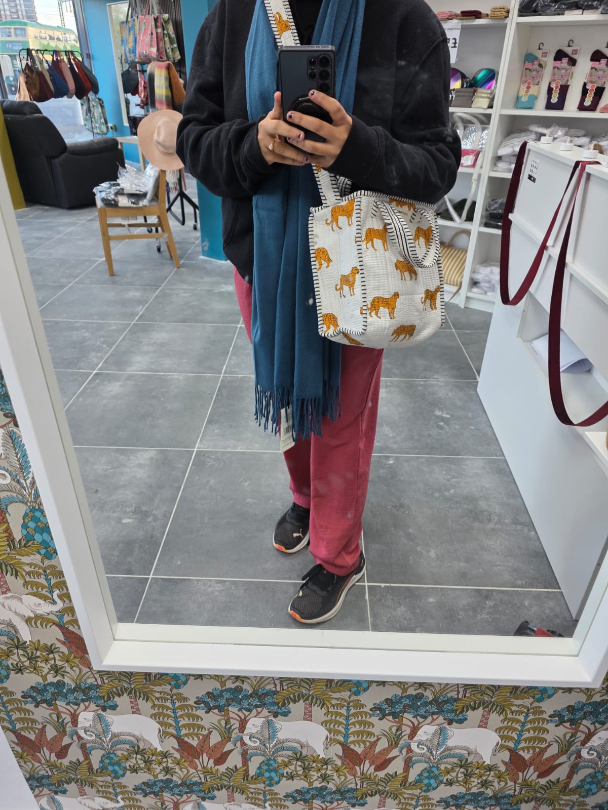 The Snow Leopard Mini Tote