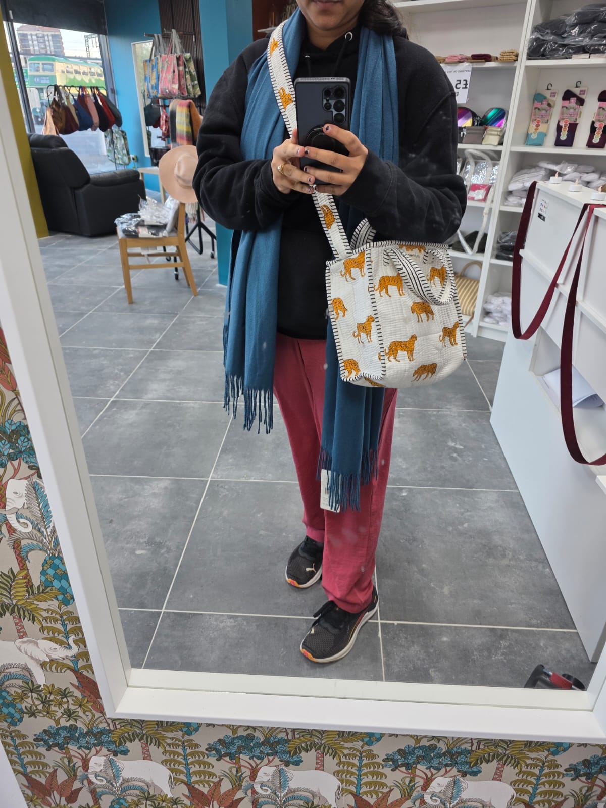 The Snow Leopard Mini Tote